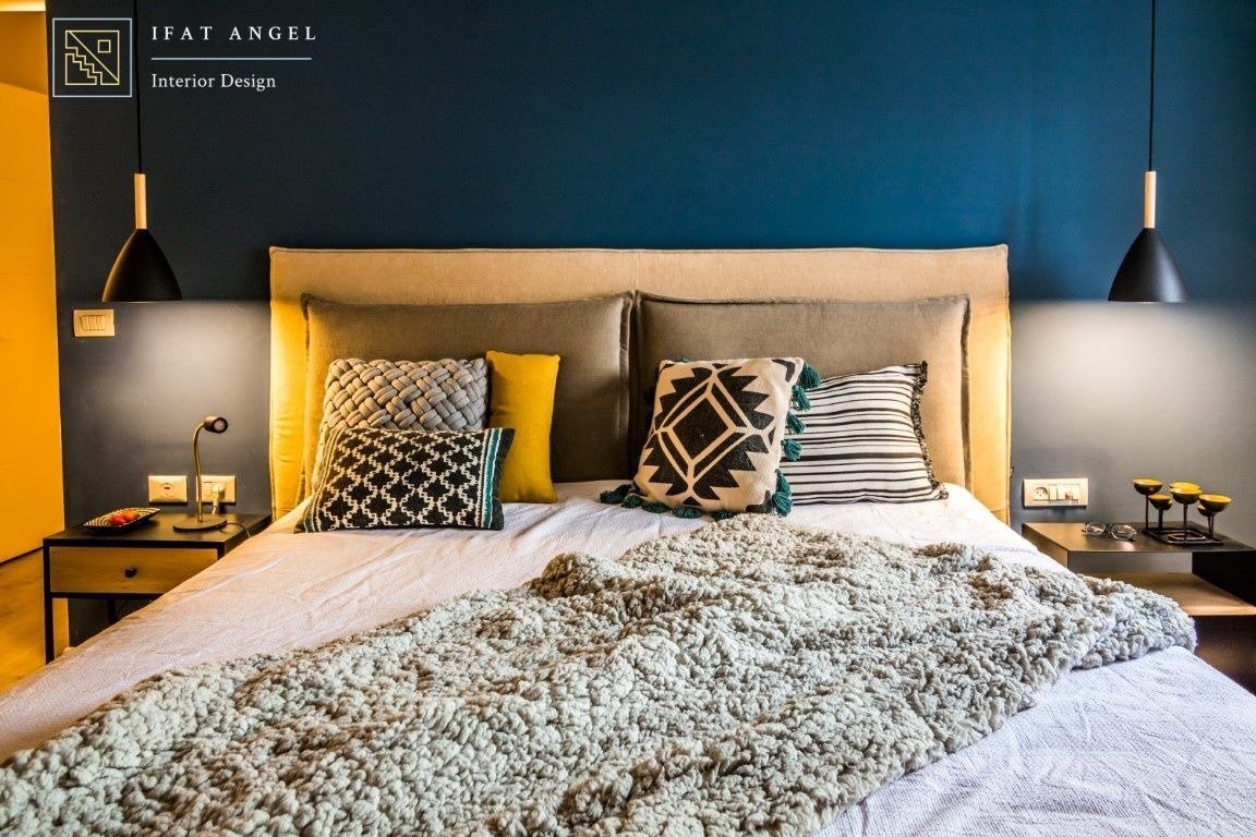 קיר דומיננטי בחדר שינה